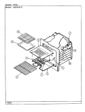 OVEN Diagram and Parts List for N3875XRW  Norge Range