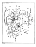 BODY Diagram and Parts List for N3878VRV  Norge Range