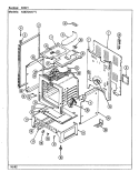 BODY Diagram and Parts List for N3878XRA  Norge Range