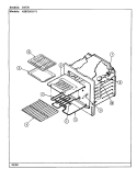 OVEN Diagram and Parts List for N3878XRA  Norge Range