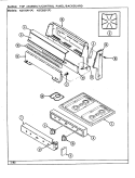 TOP ASSEMBLY / CONTROL PANEL Diagram and Parts List for N3110PPW  Norge Range