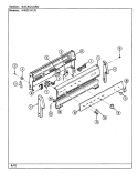 CONTROL PANEL (N3521XPx) Diagram and Parts List for N3510PPW  Norge Range