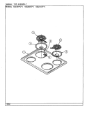 TOP ASSEMBLY (N3510PPx, N3520SPx) Diagram and Parts List for N3510PPW  Norge Range