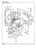 BODY Diagram and Parts List for N3832XRA  Norge Range