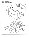 DOOR / DRAWER (N3110PRx, N3110KRx) Diagram and Parts List for N3110PRA  Norge Range
