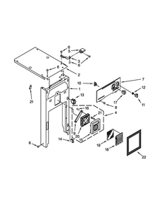 Panel And Control Parts Diagram and Parts List for TC607X4  Jenn-Air Trash Compactor