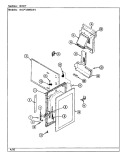 BODY Diagram and Parts List for NGW3M8CKV  Norge Range