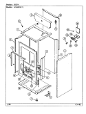 BODY Diagram and Parts List for N1500PRW  Norge Range