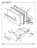 DOOR / DRAWER Diagram and Parts List for N1500PRW  Norge Range