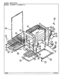 BODY Diagram and Parts List for N1100PRA  Norge Range