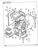 BODY / OVEN Diagram and Parts List for N3121XTA  Norge Range