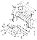 CONTROL PANEL Diagram and Parts List for L3581XUW  Norge Range