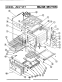 BODY Diagram and Parts List for UNGA2HK1  Norge Range