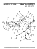 CONTROLS (SOLID STATE IGNITION) Diagram and Parts List for UNGA2HK1  Norge Range
