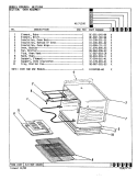 OVEN ASSEMBLY Diagram and Parts List for NEW2H0  Norge Range
