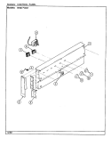 CONTROL PANEL Diagram and Parts List for BNEW3G1  Norge Range