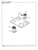 TOP ASSEMBLY Diagram and Parts List for BNEW3G1  Norge Range