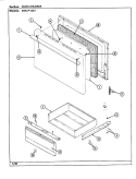DOOR / DRAWER Diagram and Parts List for BNEW3G1  Norge Range