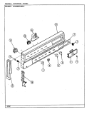 CONTROL PANEL Diagram and Parts List for BNEW3H2WEV  Norge Range