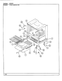 OVEN Diagram and Parts List for UNGA6H2GLNW  Norge Range