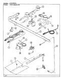 CONTROLS Diagram and Parts List for UNGA6H2GLNW  Norge Range