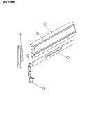 BODY Diagram and Parts List for NGW3H2AV  Norge Range