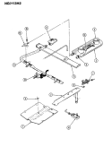 DOOR Diagram and Parts List for NGW3H2AV  Norge Range