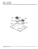 TOP ASSEMBLY Diagram and Parts List for NEW3J8EV  Norge Range