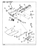 GAS CONTROLS Diagram and Parts List for UNGA3G2KV  Norge Range