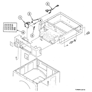 Coin Drop 1 Diagram and Parts List for SWFA71QN  Speed Queen Washer