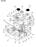 BODY Diagram and Parts List for NEA3H8CVW  Norge Range