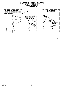 Water System Diagram and Parts List for CAWX629JQ0  Crosley Washer