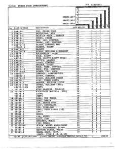 Fresh Food Compartment Page 2 Diagram and Parts List for 211640  Admiral Refrigerator