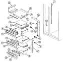 Part Location Diagram of 69656-1 Whirlpool HANDLE