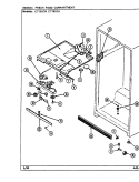FRESH FOOD COMPARTMENT Diagram and Parts List for CT19X7W DC66A Crosley Refrigerator
