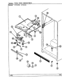 FRESH FOOD COMPARTMENT Diagram and Parts List for CT21X7A DD68A Crosley Refrigerator