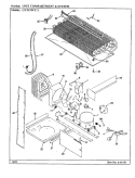 UNIT COMPARTMENT & SYSTEM Diagram and Parts List for CNT19W7 CC53A Crosley Refrigerator