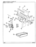 OPTIONAL ICE MAKER KIT Diagram and Parts List for CT19X7W DE64A Crosley Refrigerator