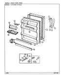 Part Location Diagram of 69300-2 Whirlpool HANDLE, DOOR