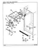FRESH FOOD COMPARTMENT Diagram and Parts List for CT17X4A DC34A Crosley Refrigerator