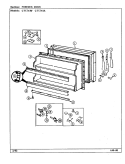 FREEZER DOOR Diagram and Parts List for CT17X4A DC34A Crosley Refrigerator