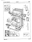 Part Location Diagram of 66255-1 Whirlpool DOOR HANDLE