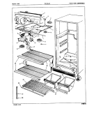 UNIT COMPARTMENT & SYSTEM Diagram and Parts List for CNT15L6A 5A41A Crosley Refrigerator