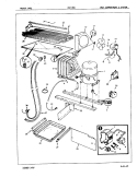 UNIT COMPARTMENT & SYSTEM Diagram and Parts List for CNT17M5A 5D73B Crosley Refrigerator