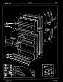 DOORS Diagram and Parts List for CNT17M5A 5D73B Crosley Refrigerator