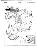 UNIT COMPARTMENT & SYSTEM Diagram and Parts List for CNT17L5VA 5A43B Crosley Refrigerator