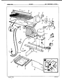 UNIT COMPARTMENT & SYSTEM Diagram and Parts List for CNT19LEV 5E52A Crosley Refrigerator