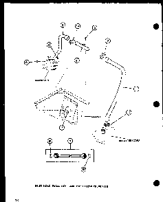 Section 11 Diagram and Parts List for LW1503 P7762118W W Amana Washer