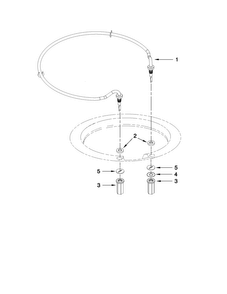 Heater Parts Diagram and Parts List for JDB8000AWC0  Jenn-Air Dishwasher