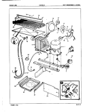 UNIT COMPARTMENT & SYSTEM Diagram and Parts List for CNT23LEVA 5E53A Crosley Refrigerator
